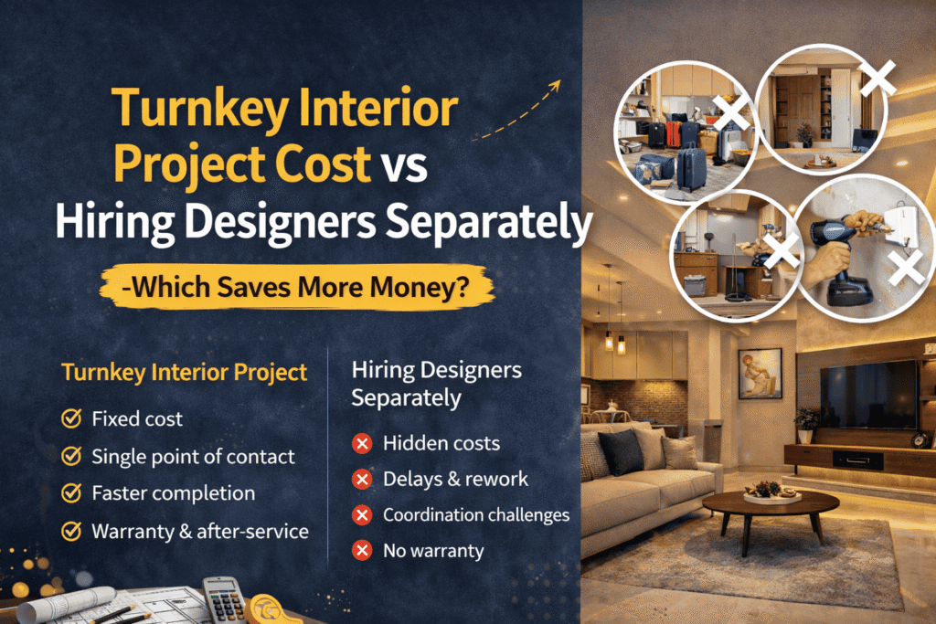 Turnkey Interiors Vs Designers